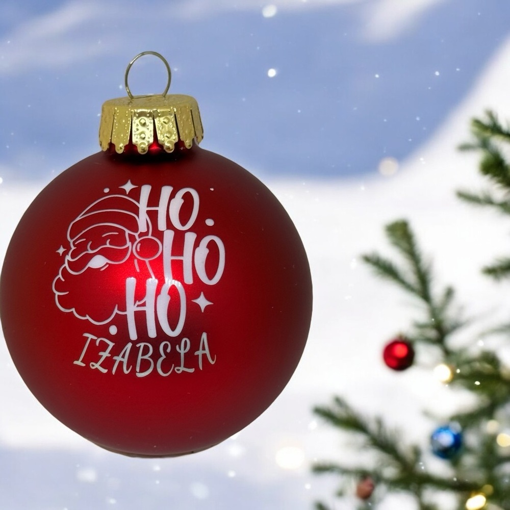 Personalized Family Holiday Crystal Ornament - Picture 7 of 7